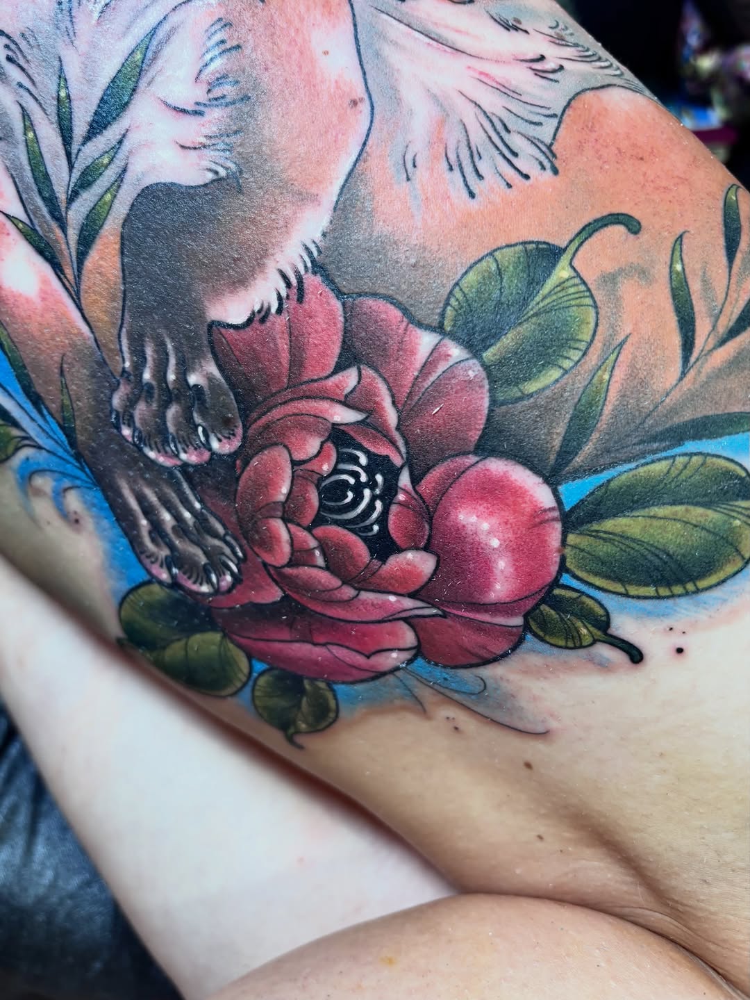 Tattoo by @katscratchtattooss — neo_traditional, realism