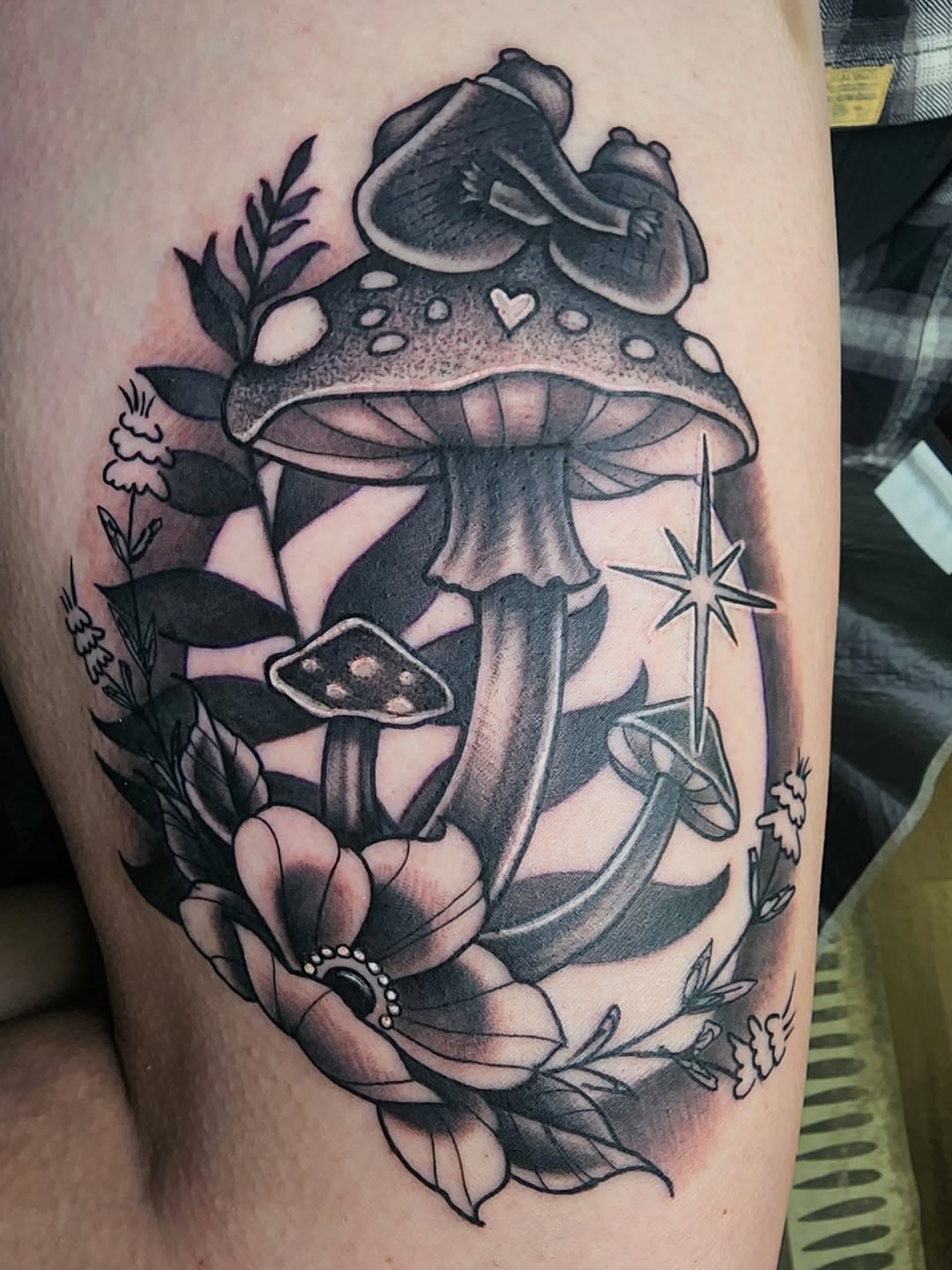 Tattoo by @meekotattoos — black_and_grey
