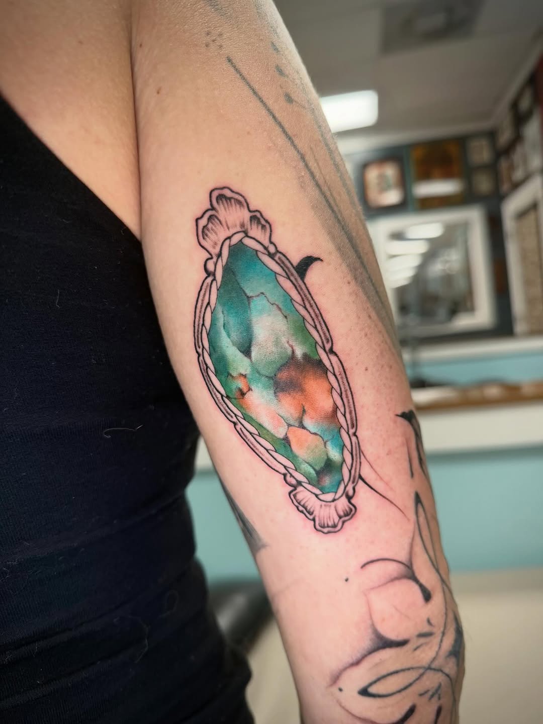 Tattoo by @sav.exe — watercolor, ornamental