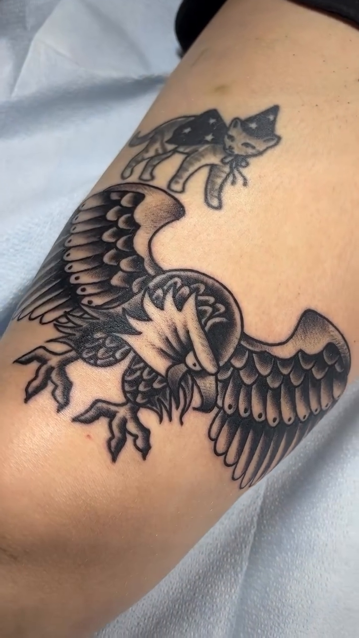Tattoo by @ingrid_elaine — black_and_grey, realism