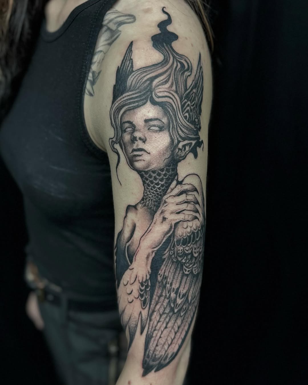 Tattoo by @sezarutattoos — black_and_grey, realism