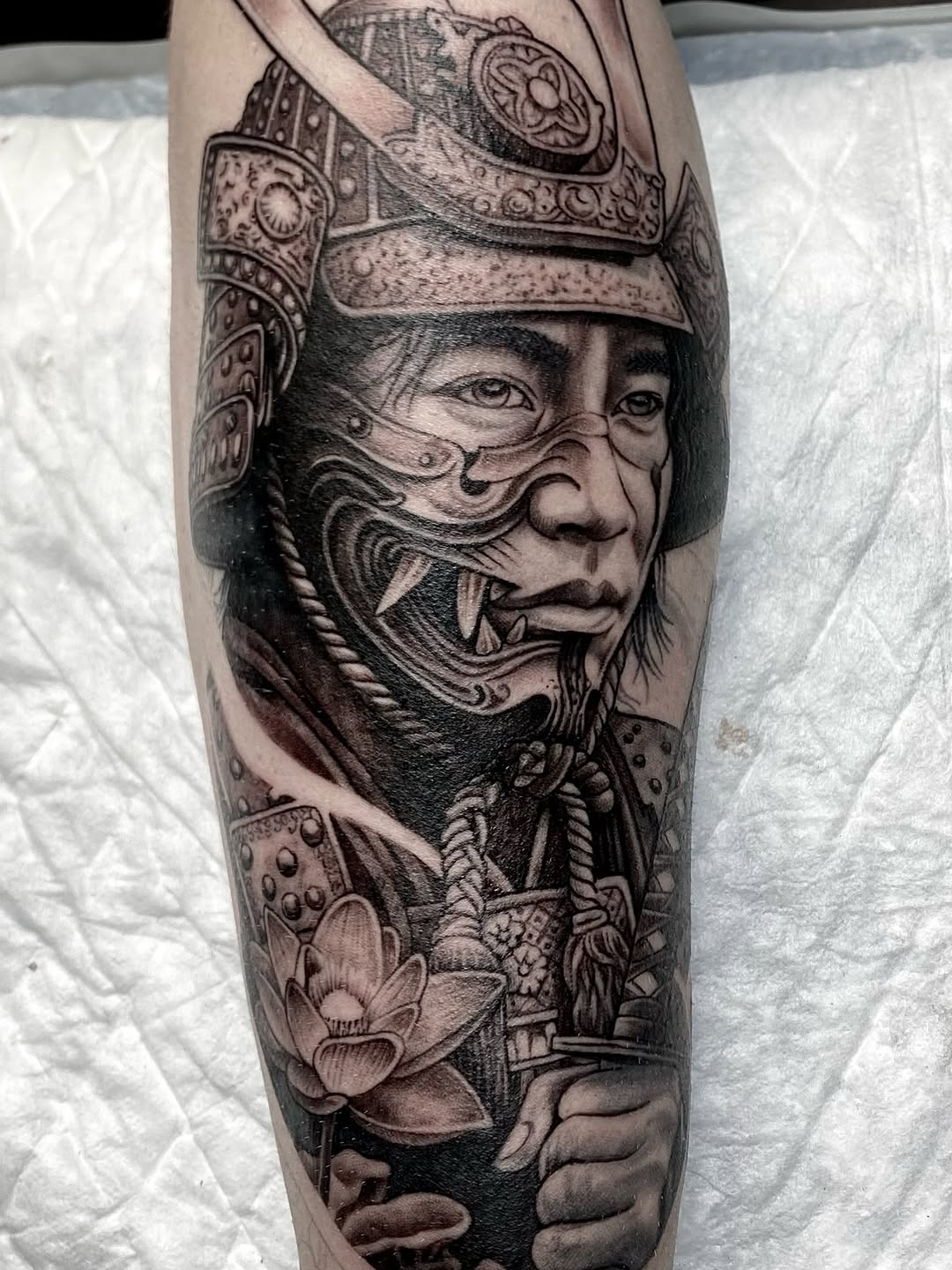Tattoo by @chemodanov11 — realism, black_and_grey