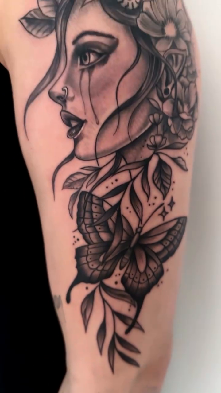 Tattoo by @killer_inkstinct_by_rony β black_and_grey, realism