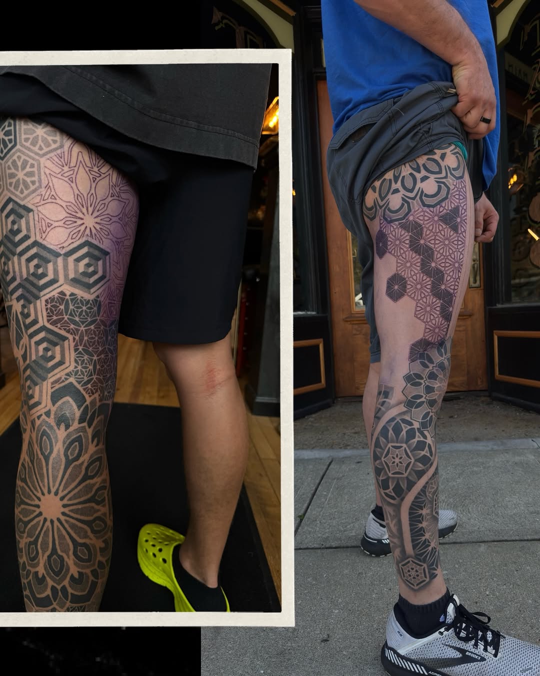 Tattoo by @chrisirvintattoos β geometric, ornamental