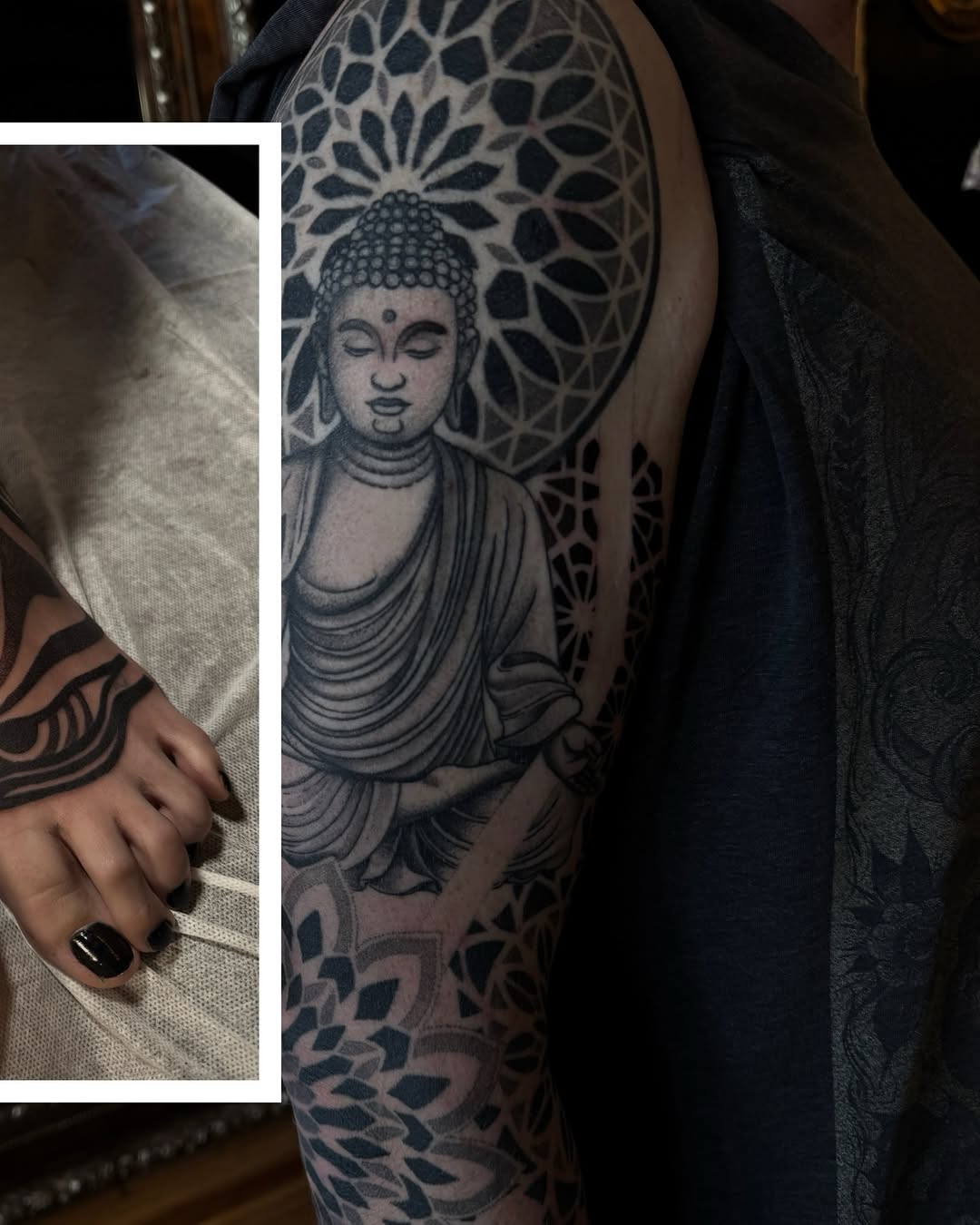 Tattoo by @chrisirvintattoos β black_and_grey, geometric