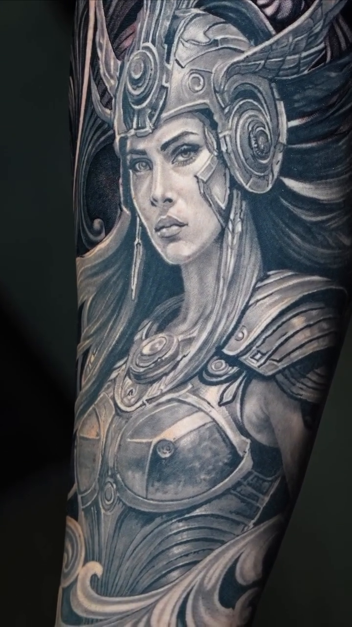 Tattoo work at Villain Arts – Houston
