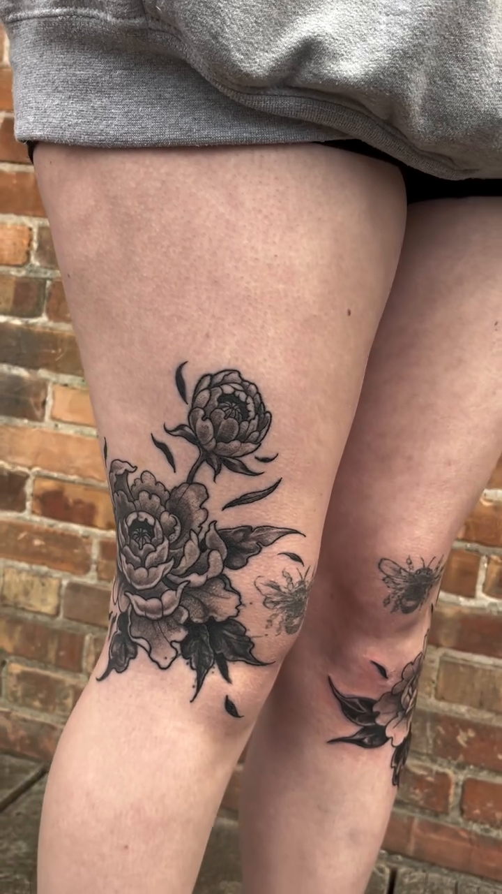 Tattoo by @ren.nation.tattoos — black_and_grey, fine_line