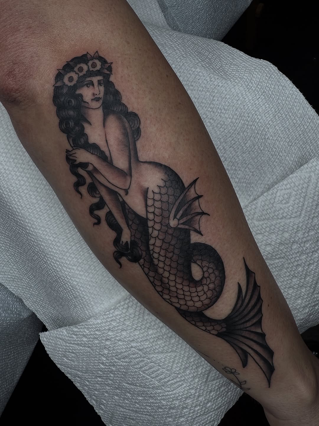 Tattoo by @____katie.gray โ american_traditional, black_and_grey