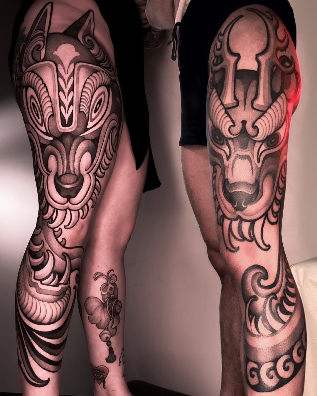 Tattoo by @kairo.tattooer — black_and_grey, geometric