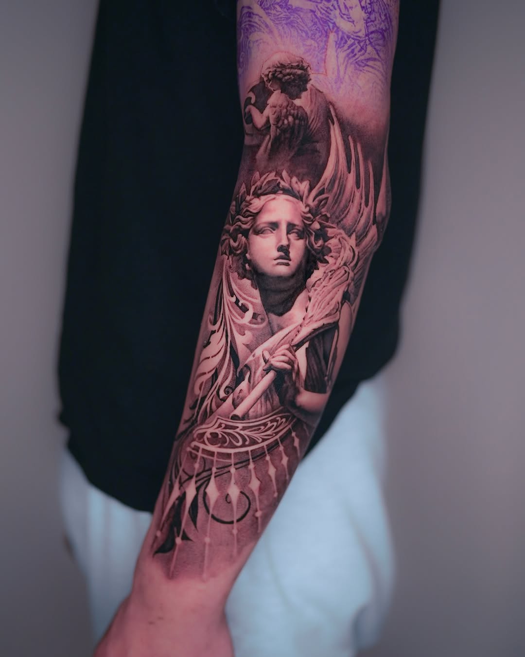 Tattoo by @umzii__tattoo — realism, black_and_grey