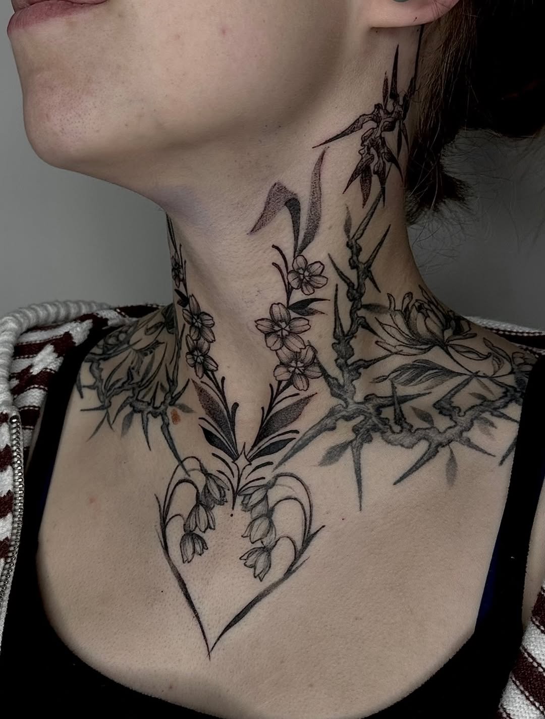 Tattoo by @tattoos.crystal — illustrative, black_and_grey