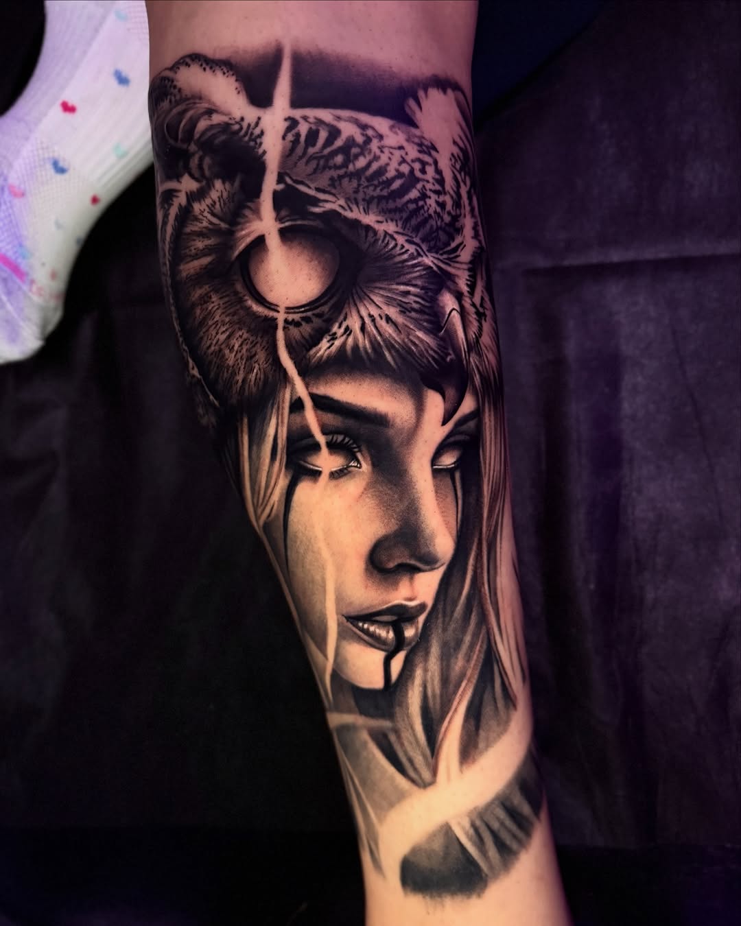 Tattoo by @itstommyink — realism, dark_realism