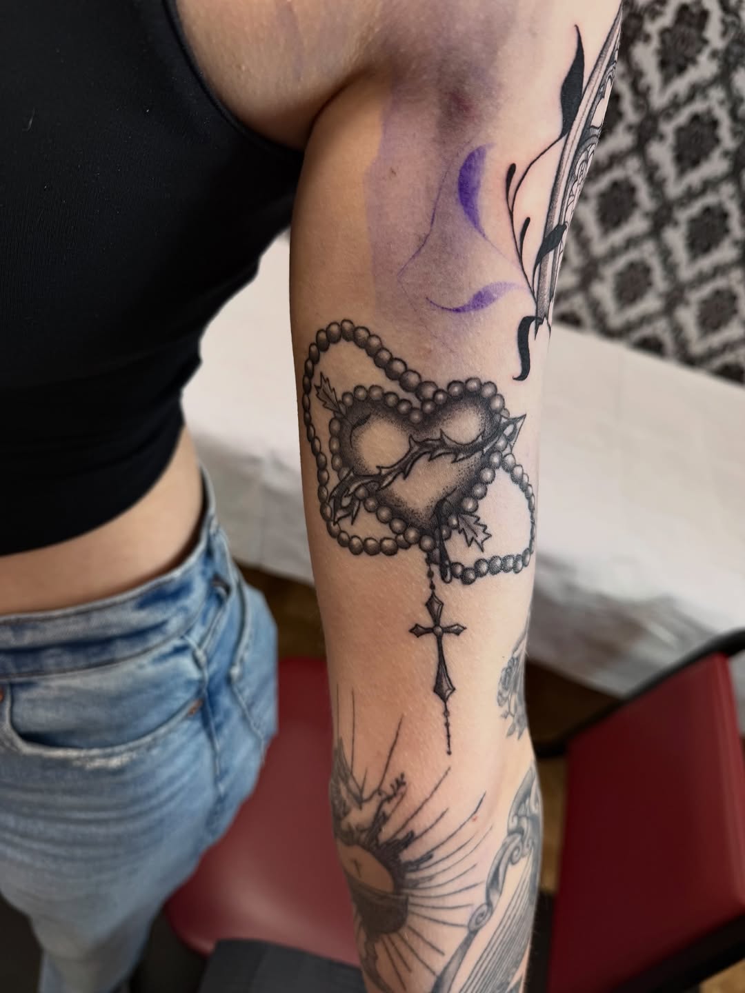 Tattoo by @ems__tattooing โ black_and_grey, ornamental