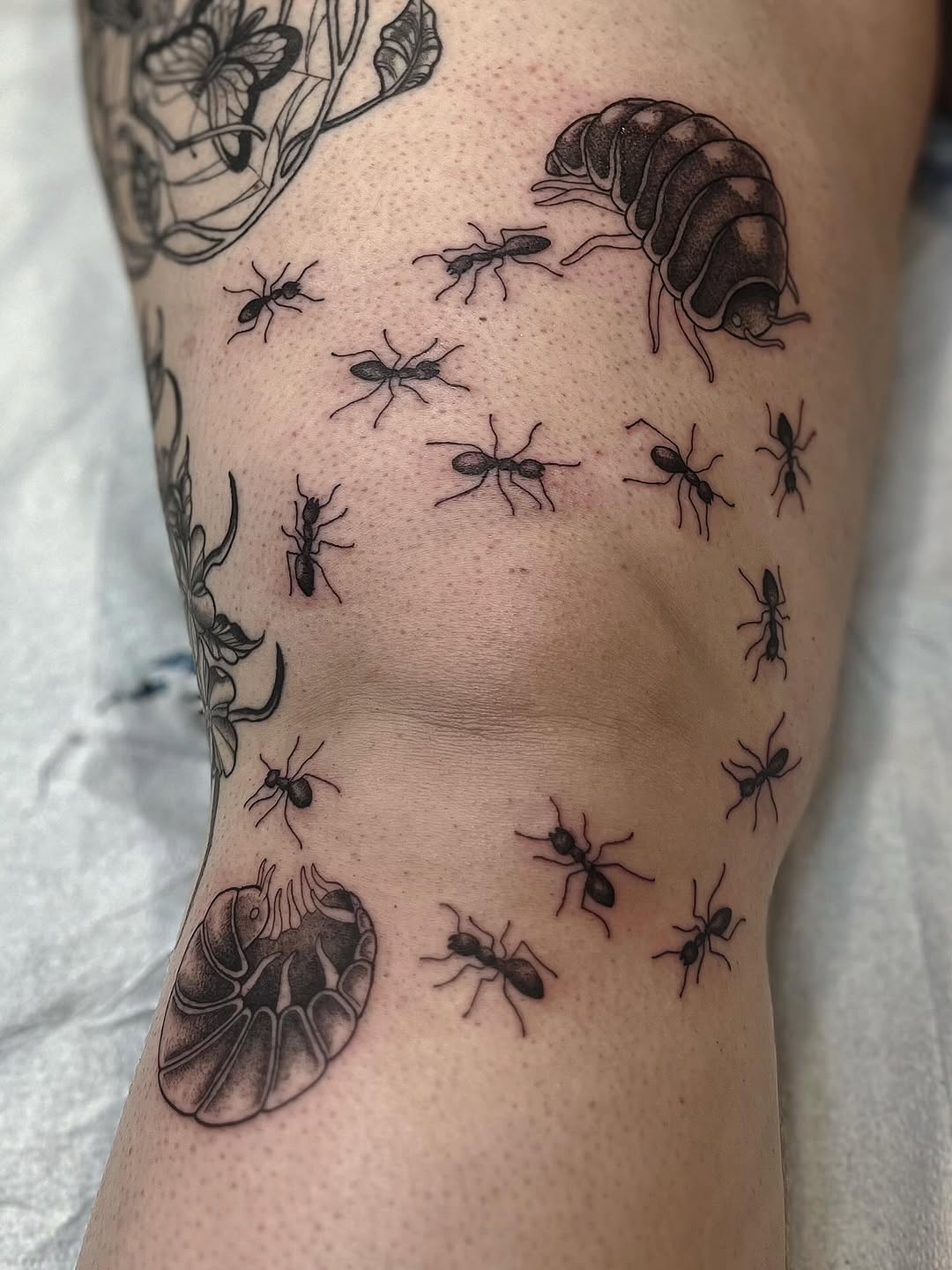 Tattoo by @mewekes β black_and_grey