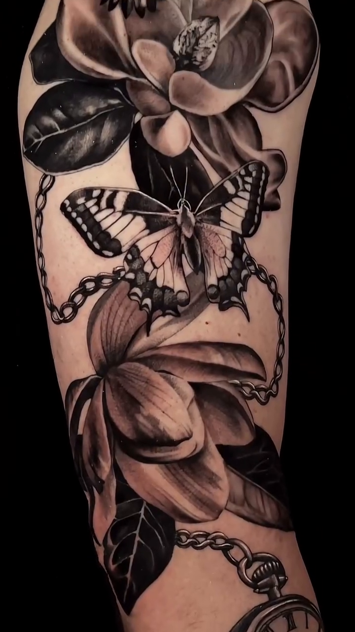 Tattoo by @em.j.francis โ realism, black_and_grey