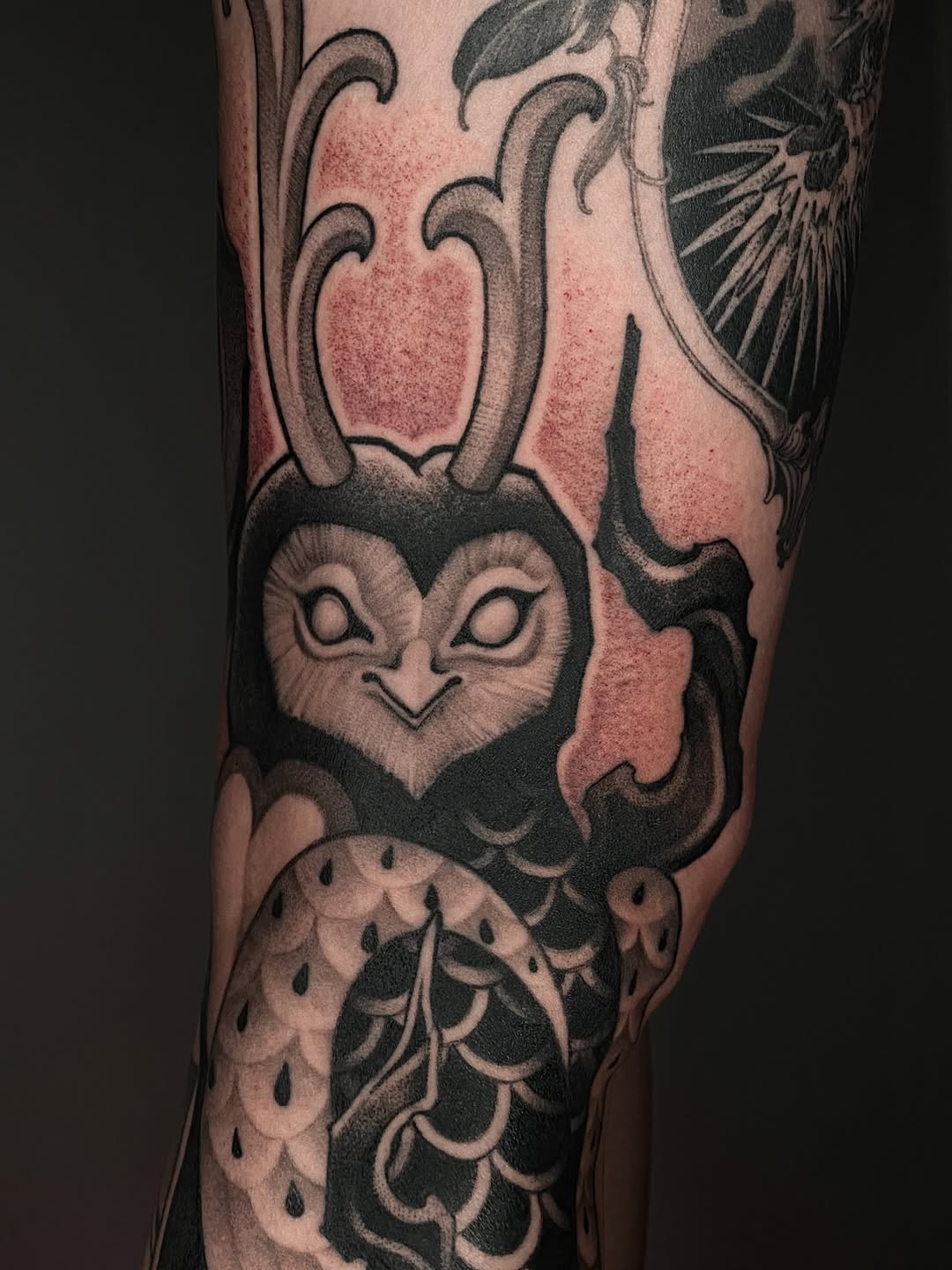 Tattoo by @kairo.tattooer — black_and_grey, realism