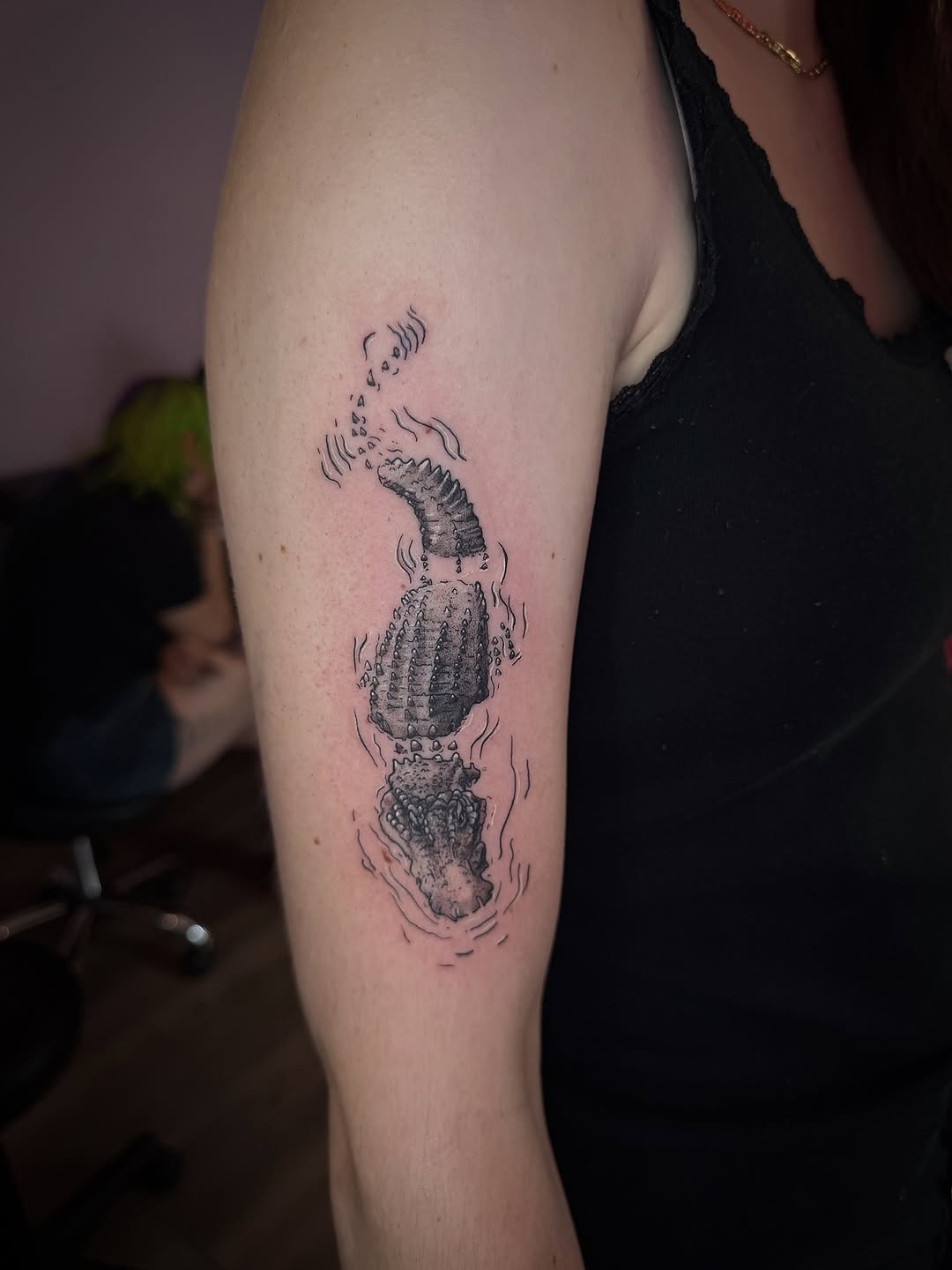 Tattoo by @honeyssweettattoos β black_and_grey