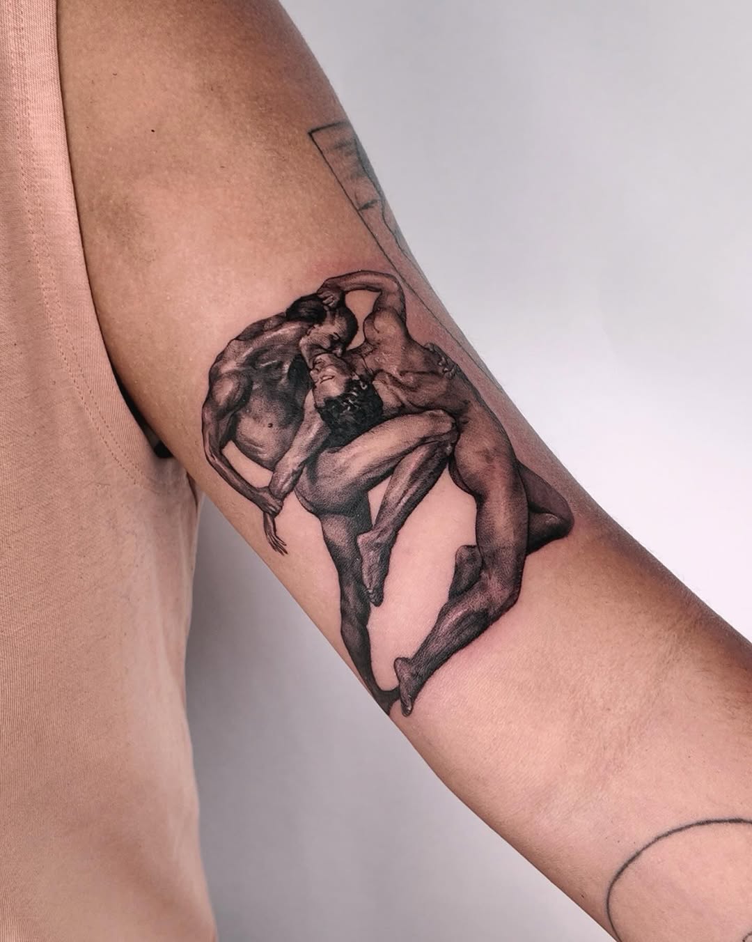 Tattoo by @tattedbygnyc — realism, black_and_grey