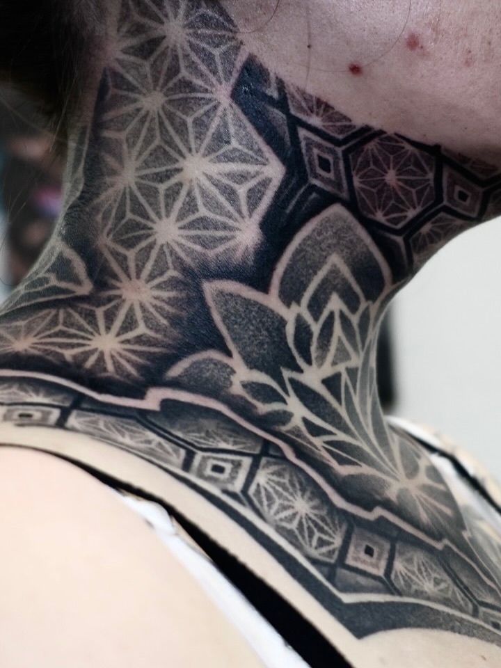 Tattoo by @jc_tats โ geometric, dotwork