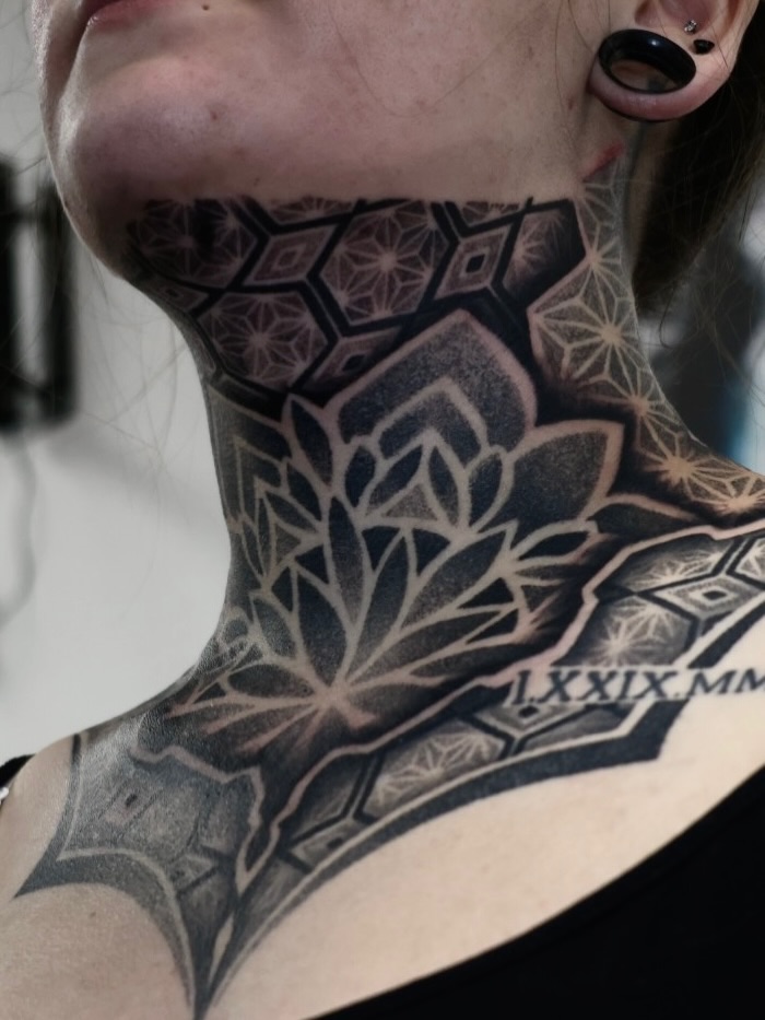 Tattoo by @jc_tats โ geometric, dotwork