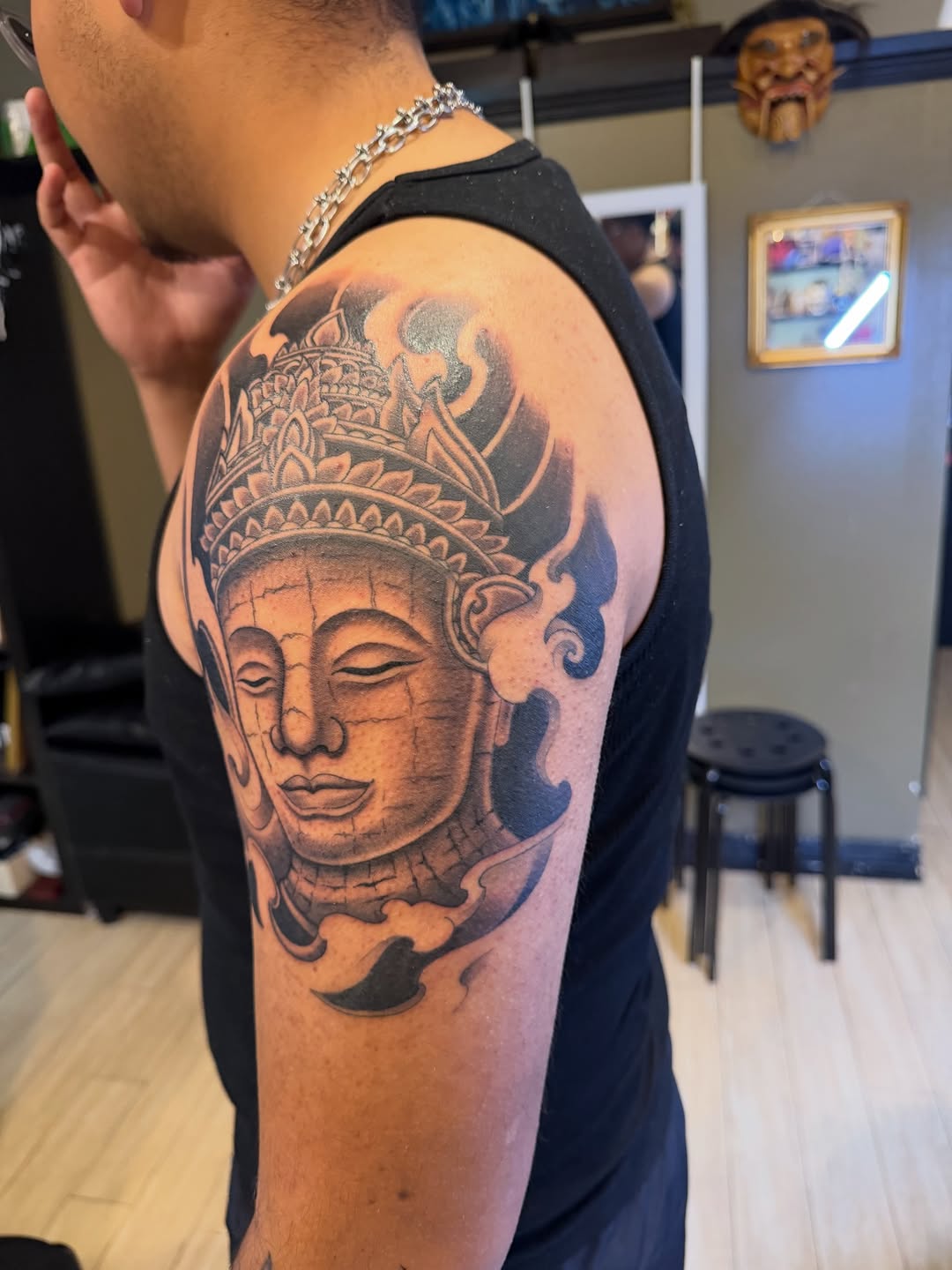 Tattoo by @winstooon — black_and_grey, realism