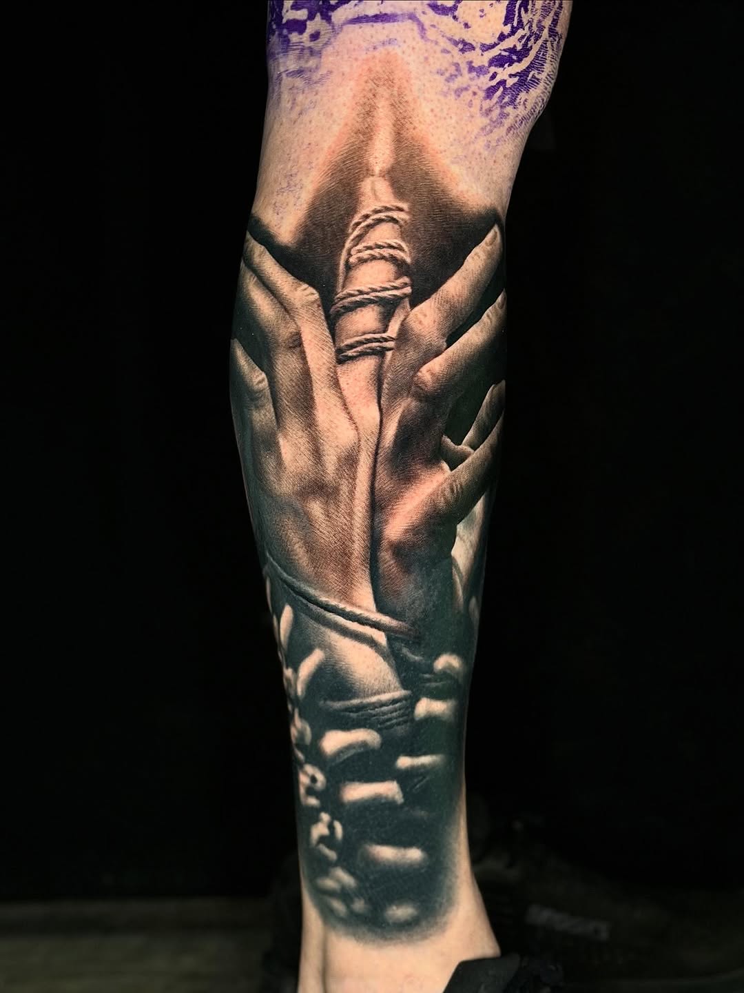 Tattoo by @jwells_tattoos β realism, black_and_grey