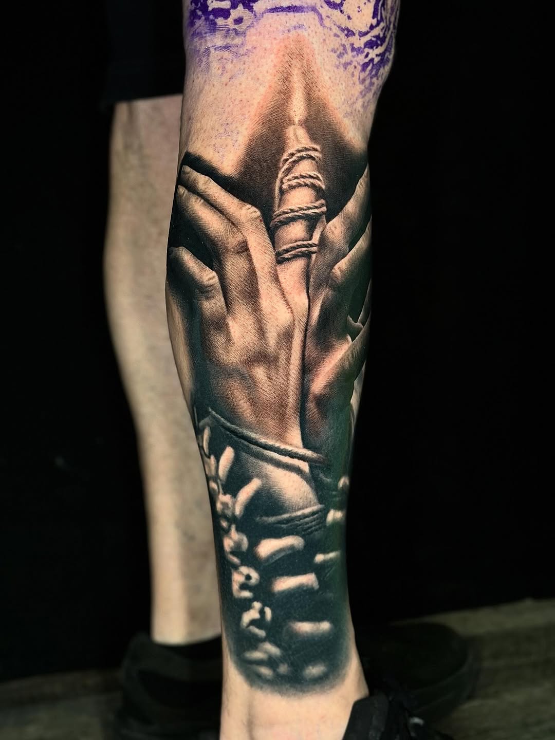 Tattoo by @jwells_tattoos β realism, black_and_grey