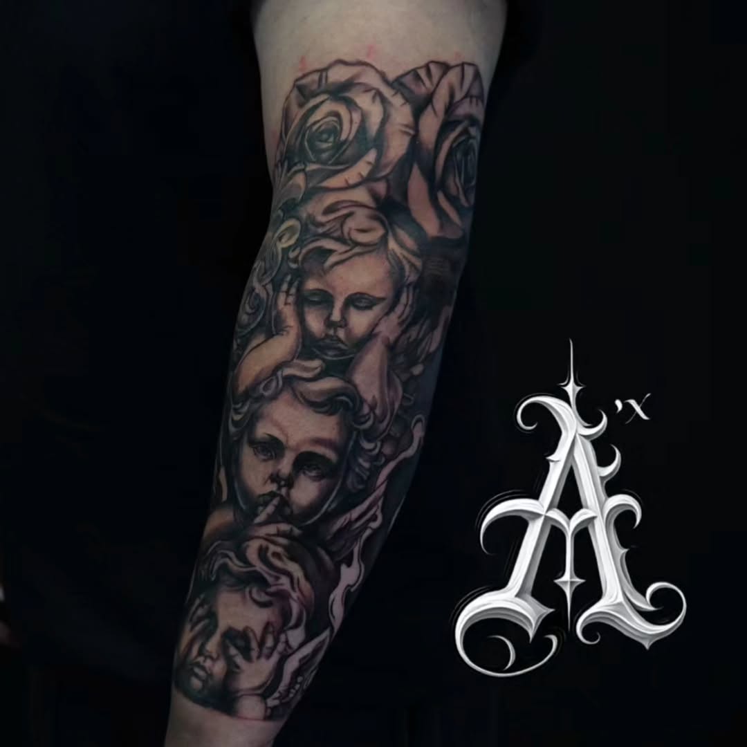 Tattoo by @tattoobytats โ black_and_grey, realism