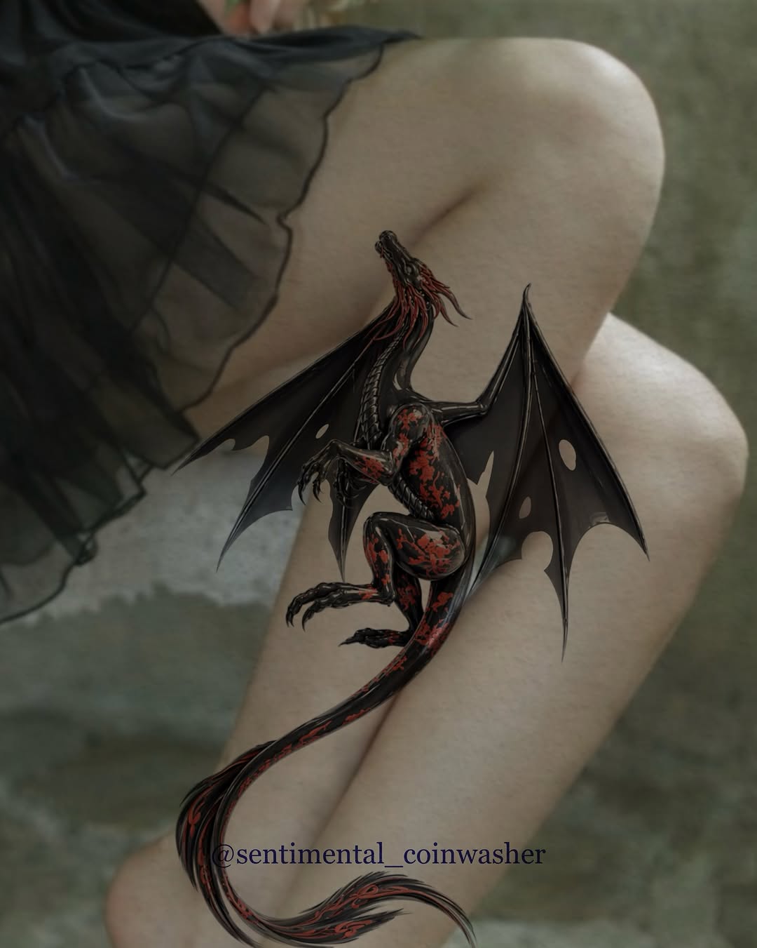 Tattoo by @sentimental_coinwasher โ realism, dark_realism