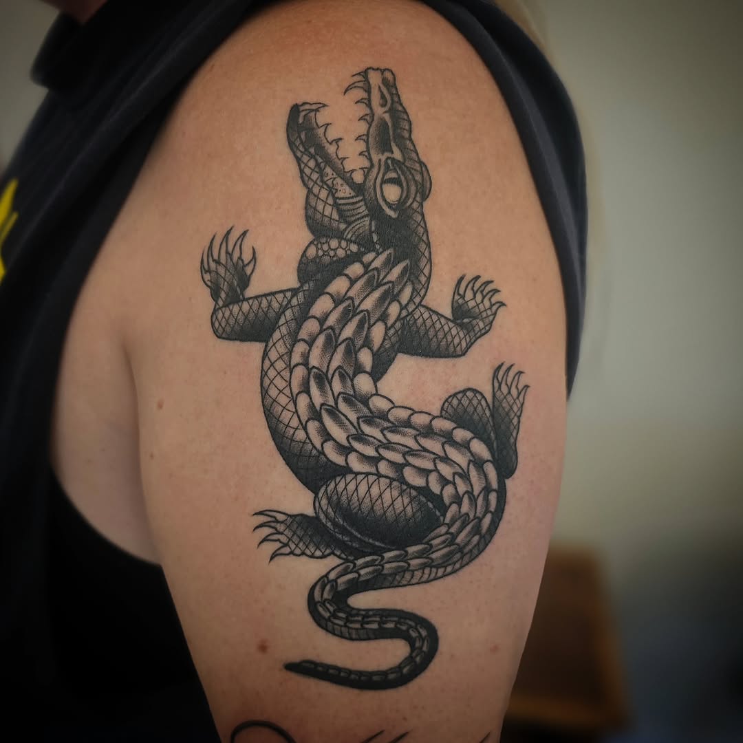 Tattoo by @doveandtoad — american_traditional, black_and_grey