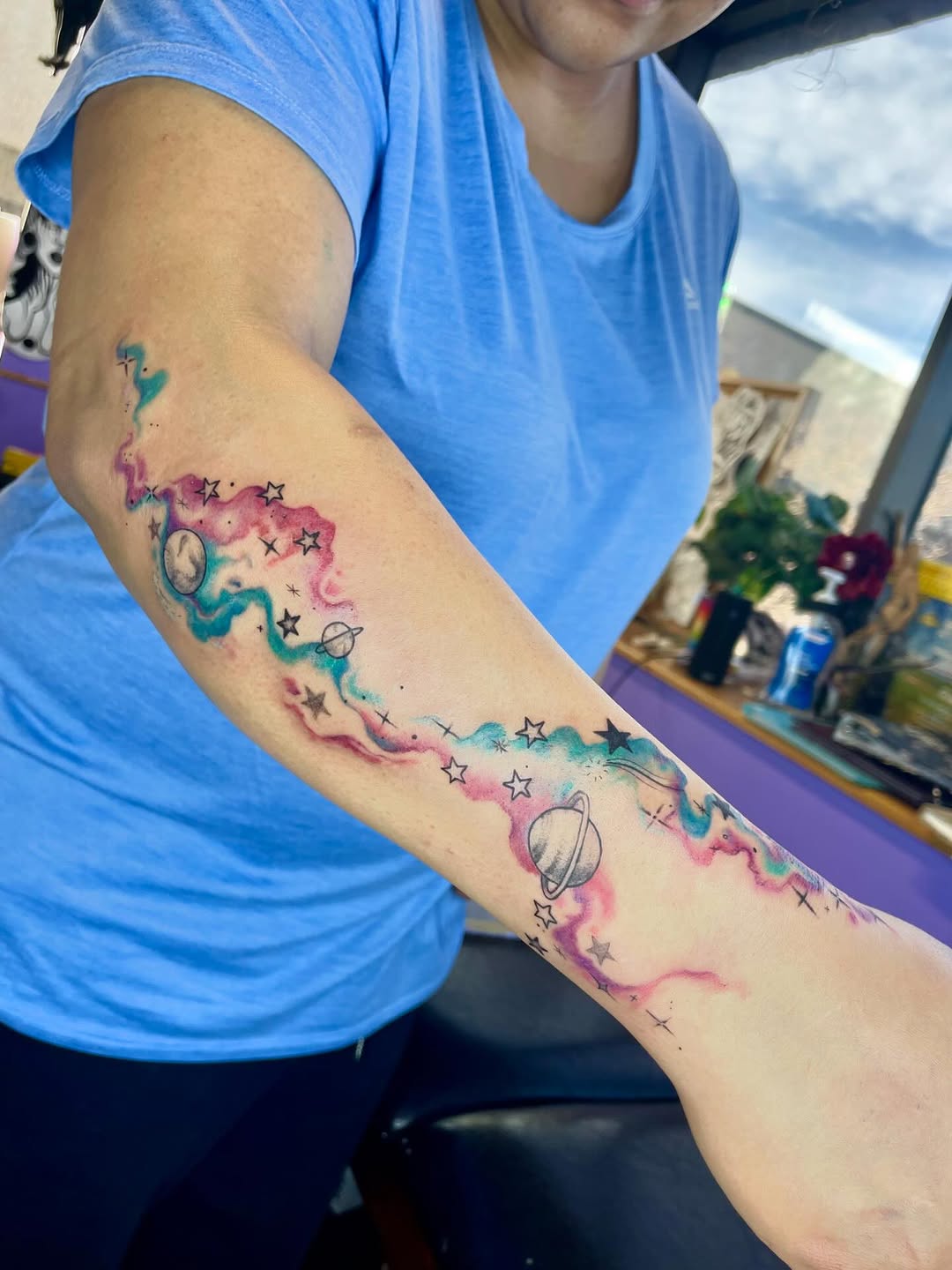 Tattoo by @tattmaus — watercolor