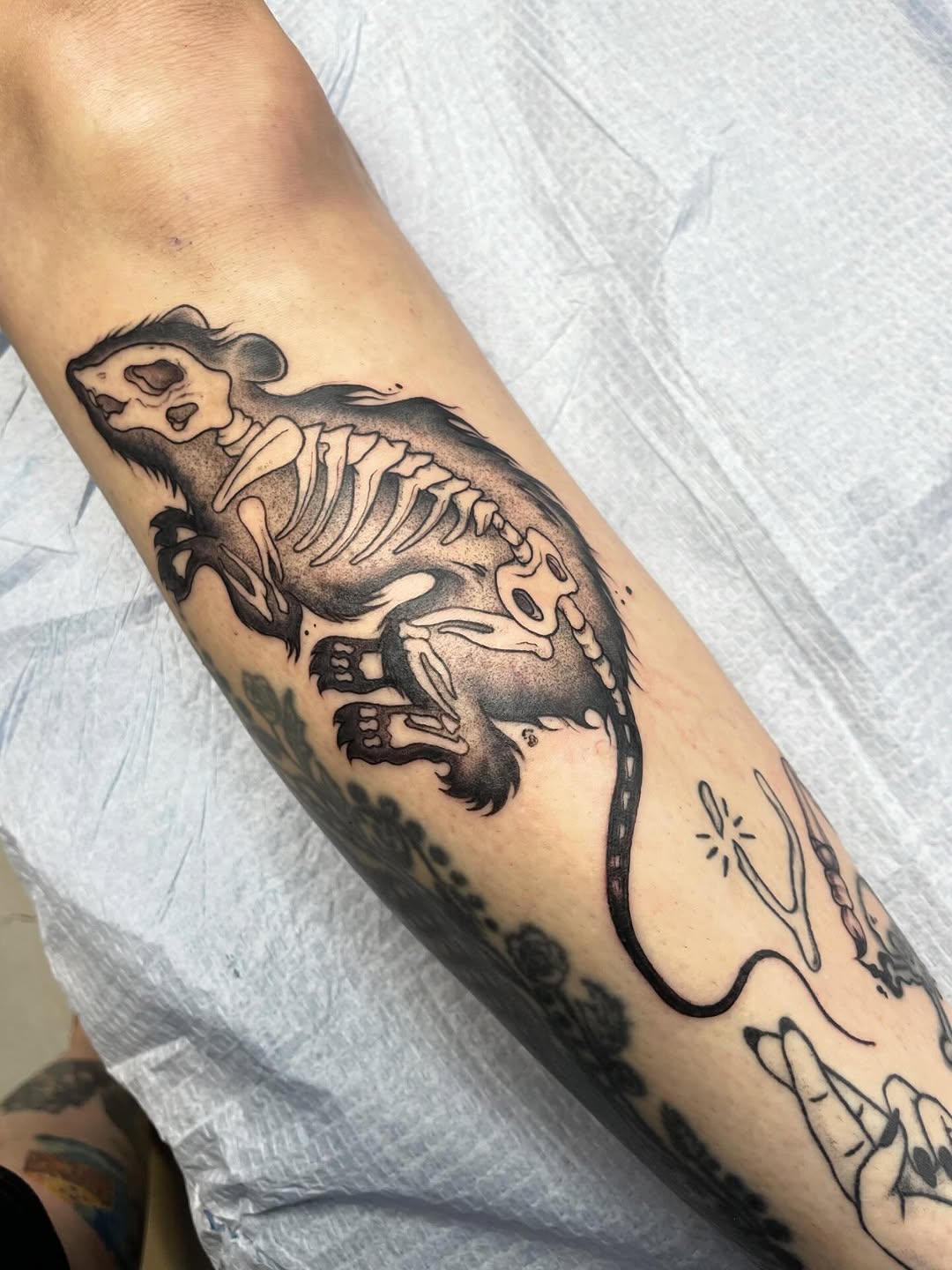 Tattoo by @tattmaus — black_and_grey