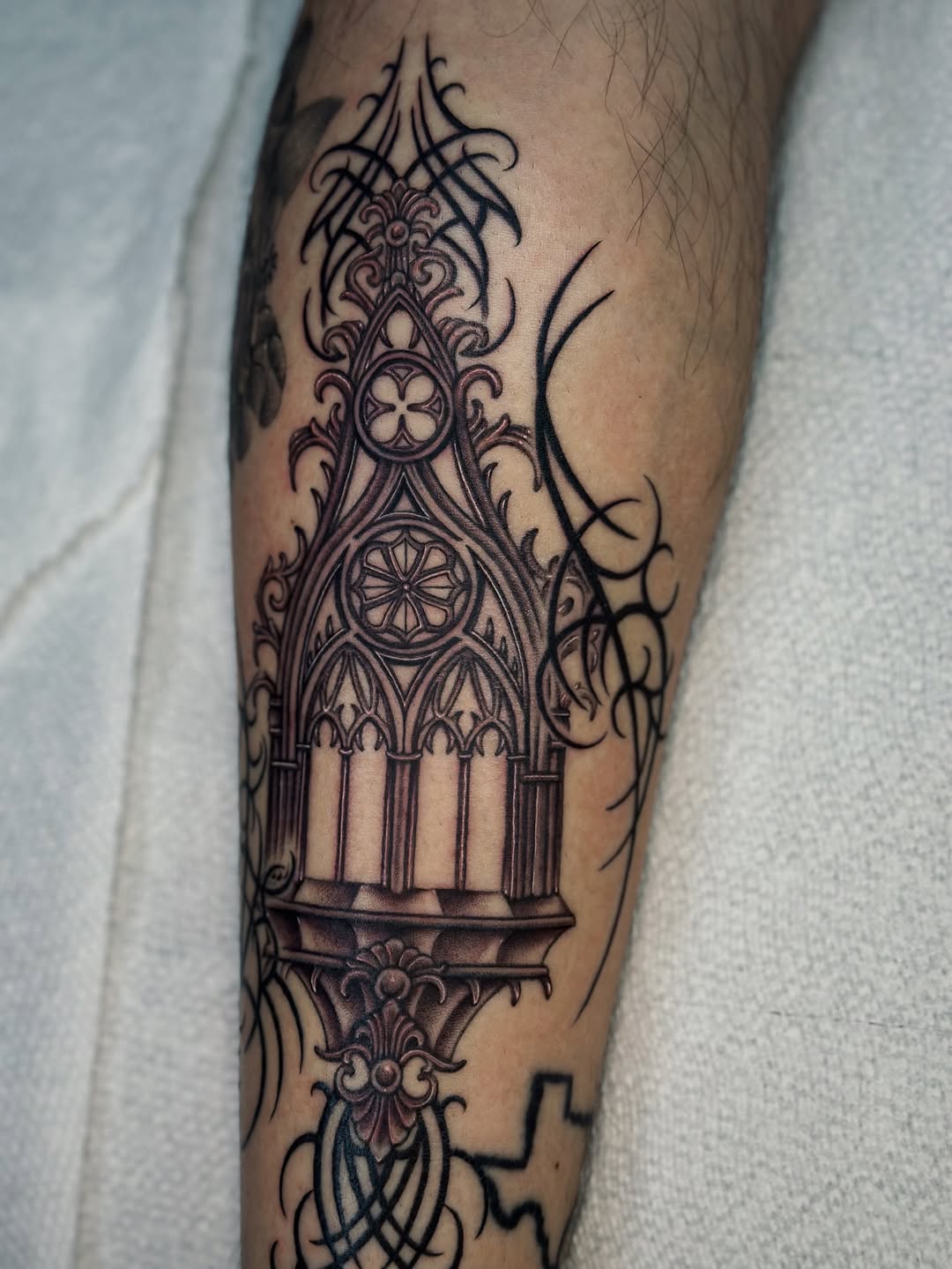 Tattoo by @laurynjenesis — blackwork, ornamental