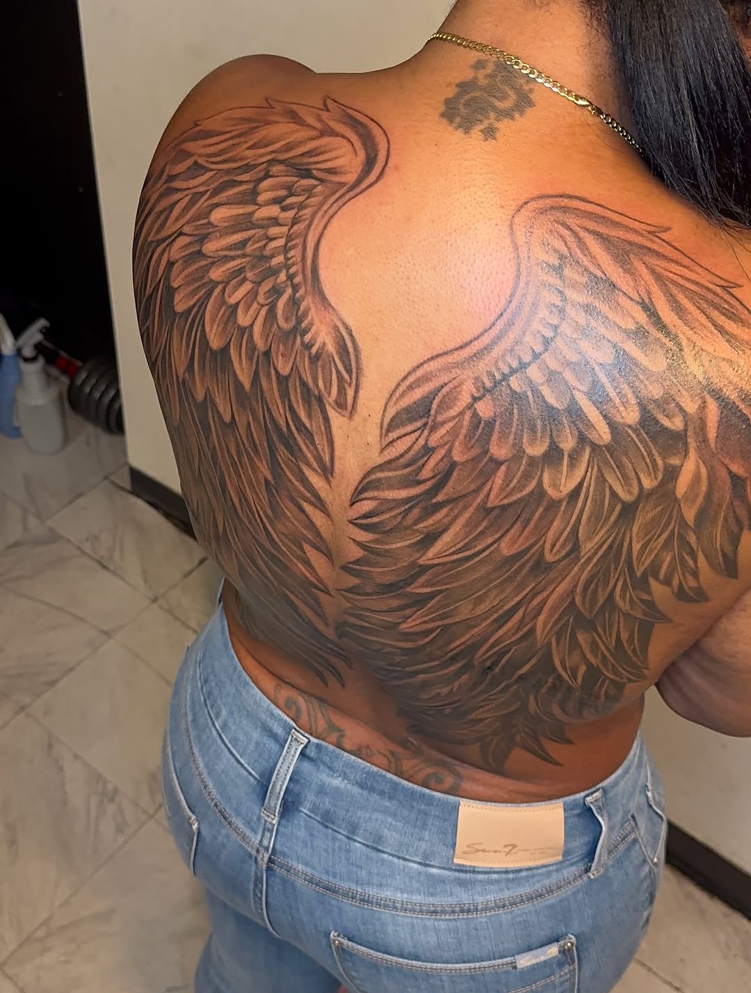 Tattoo by @inkstar — black_and_grey, realism