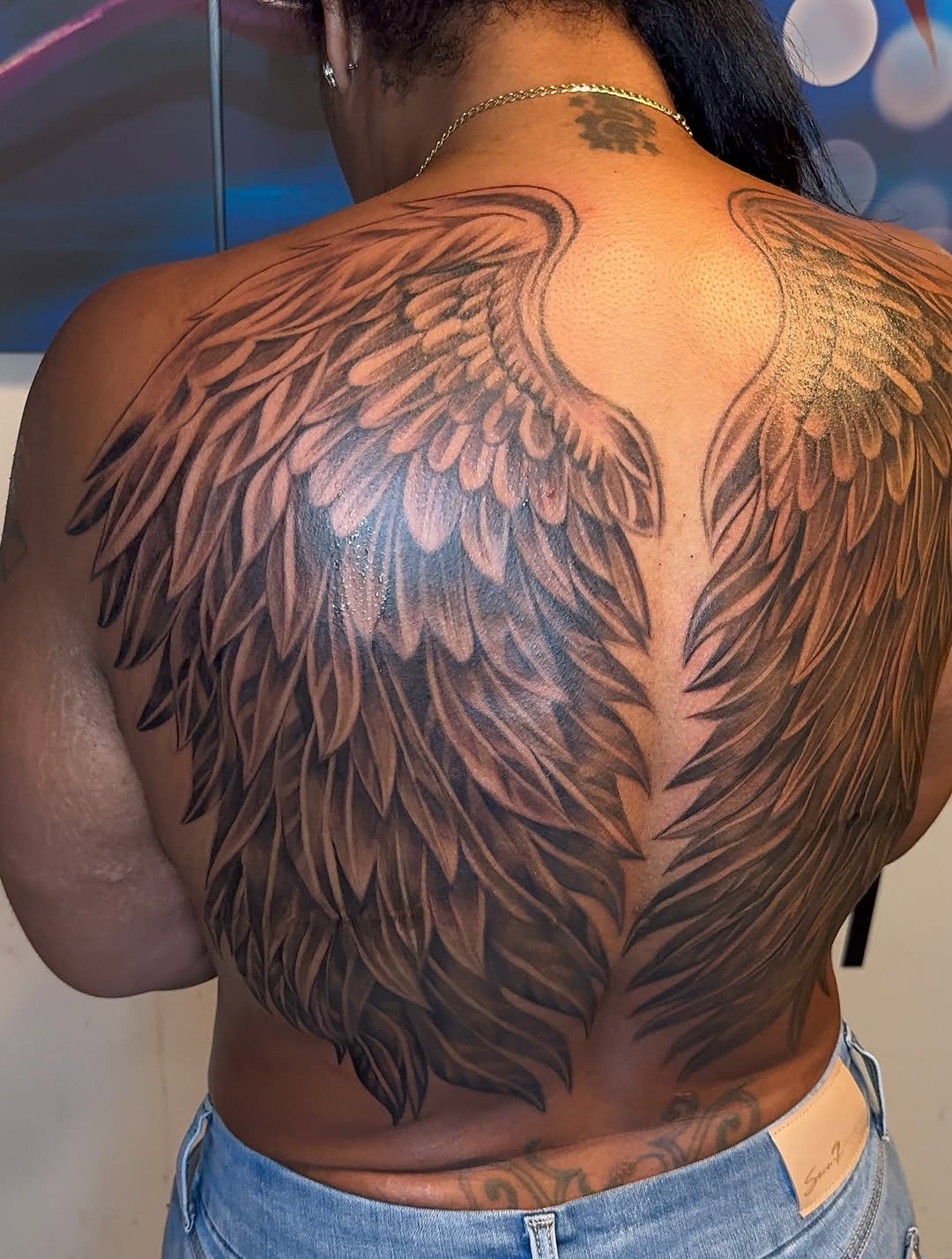 Tattoo by @inkstar — black_and_grey, realism