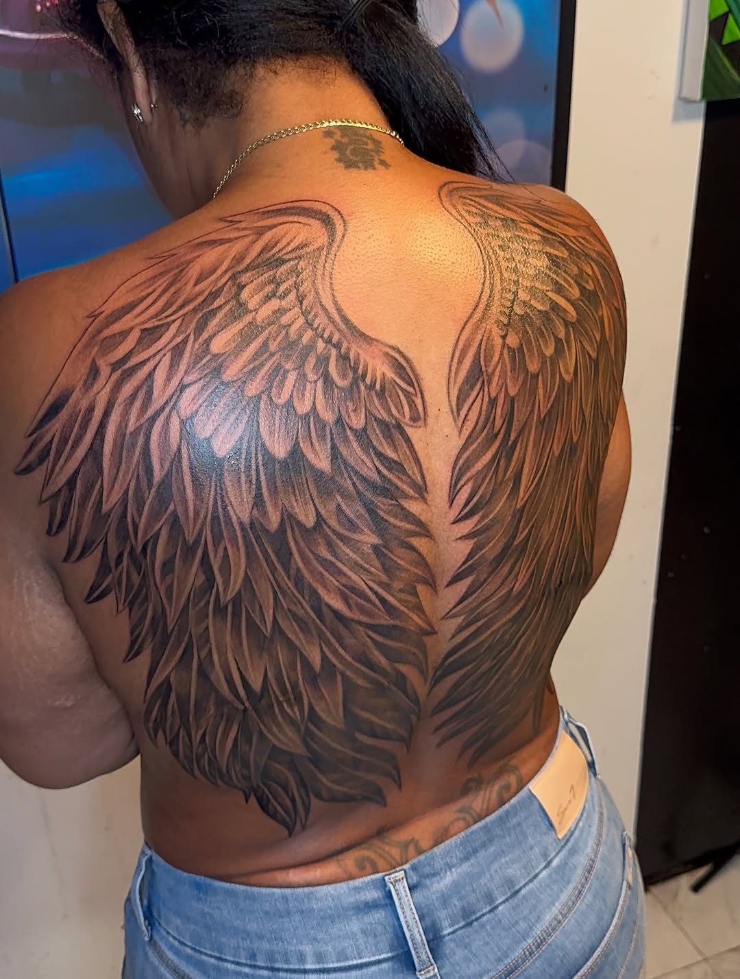 Tattoo by @inkstar — black_and_grey, realism