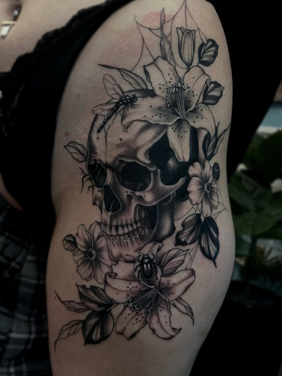 Tattoo by @tattoosbyilona — black_and_grey, realism
