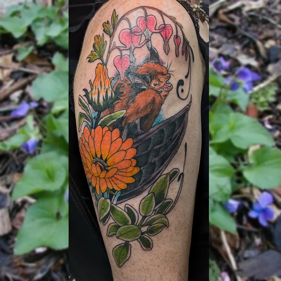 Tattoo by @crappie.tatts — illustrative, realism