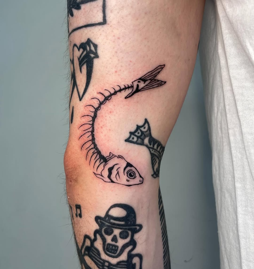 Tattoo by @iris.tats — american_traditional, illustrative