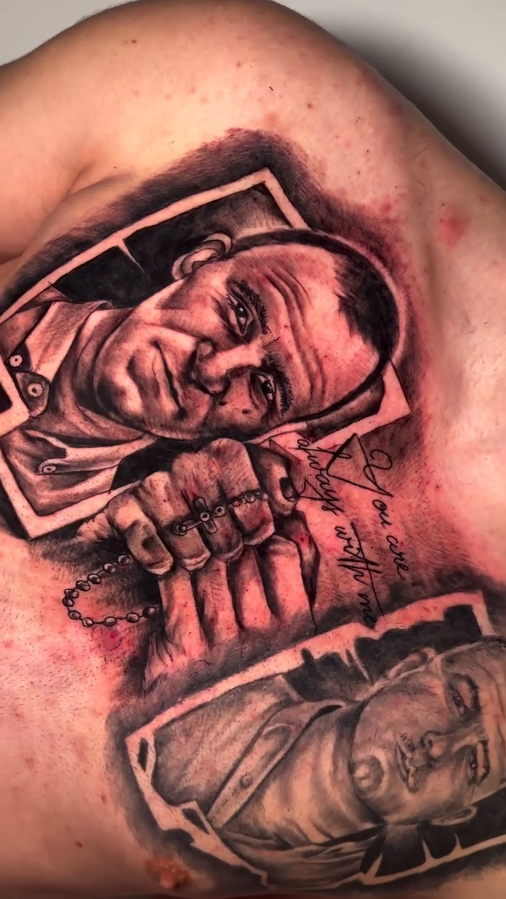 Tattoo by @patrisiatattoo — realism, black_and_grey