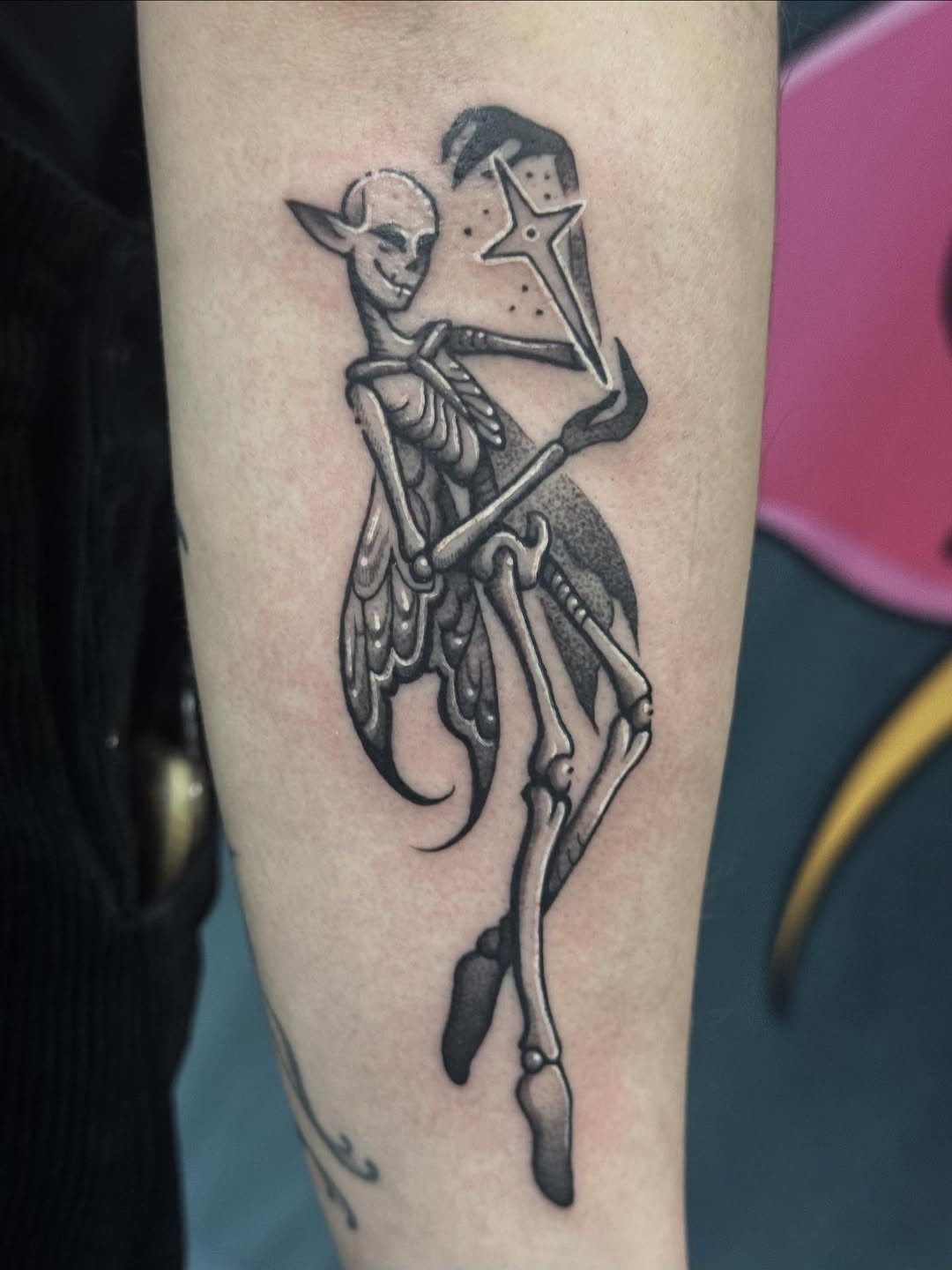 Tattoo by @l0ufio — dark_realism, black_and_grey