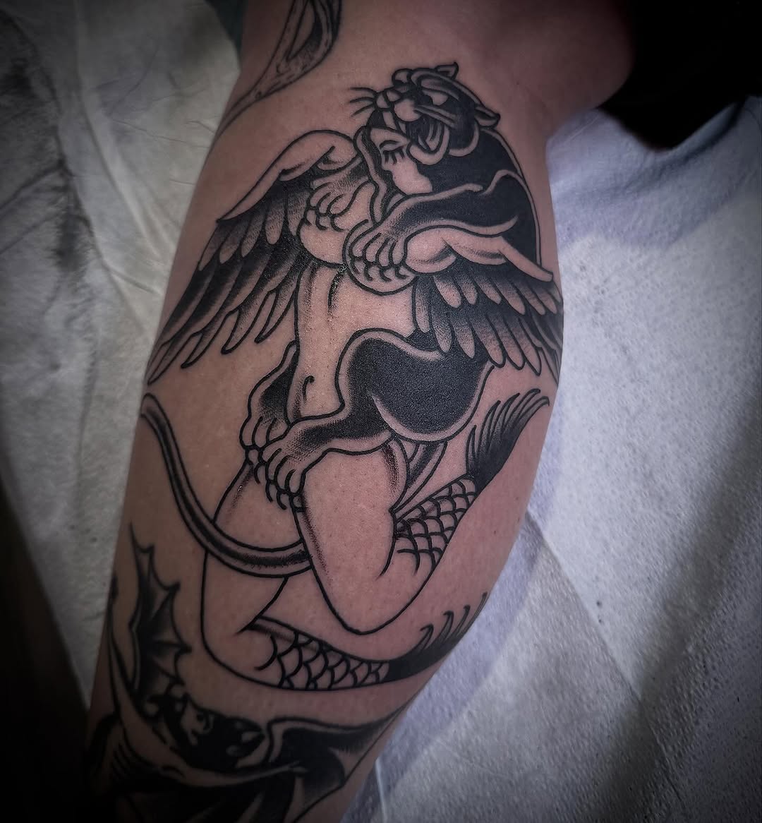 Tattoo by @longcatmatt — american_traditional