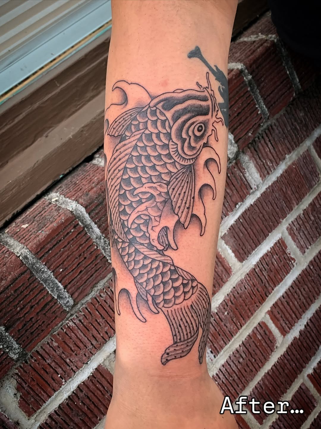 Tattoo by @laura.jade.tattoos β japanese_irezumi, black_and_grey