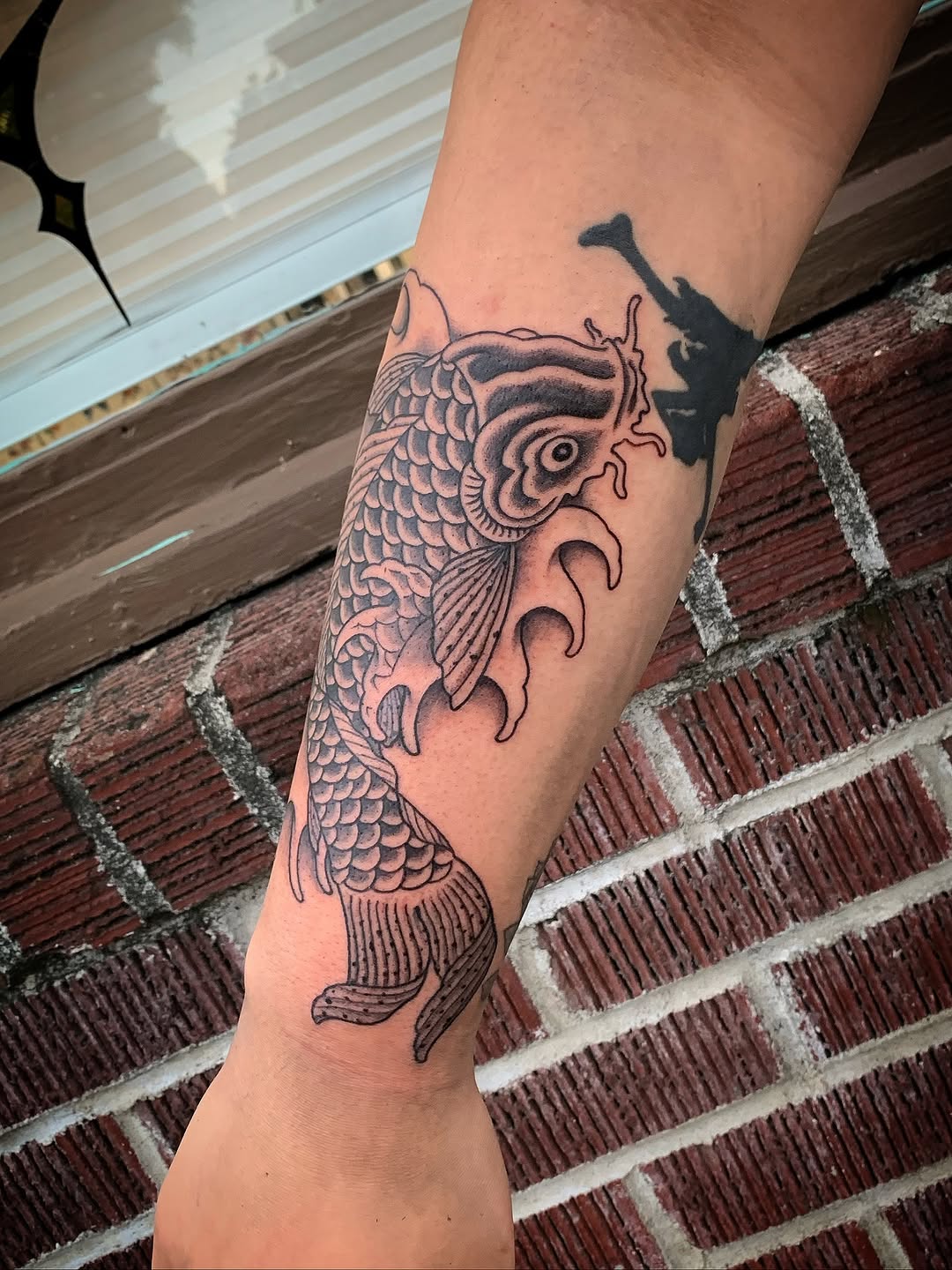 Tattoo by @laura.jade.tattoos β japanese_irezumi, black_and_grey