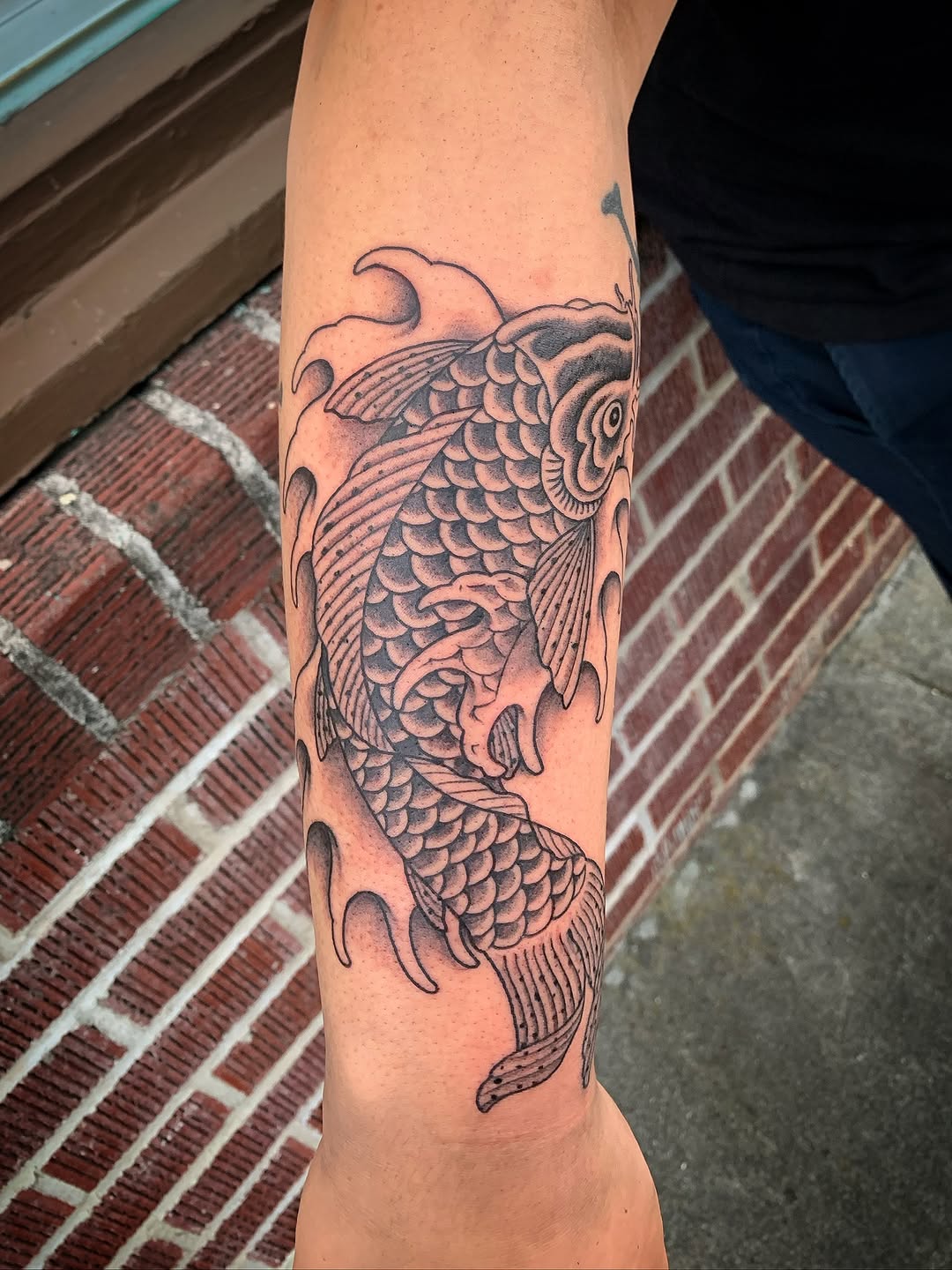 Tattoo by @laura.jade.tattoos β japanese_irezumi, black_and_grey