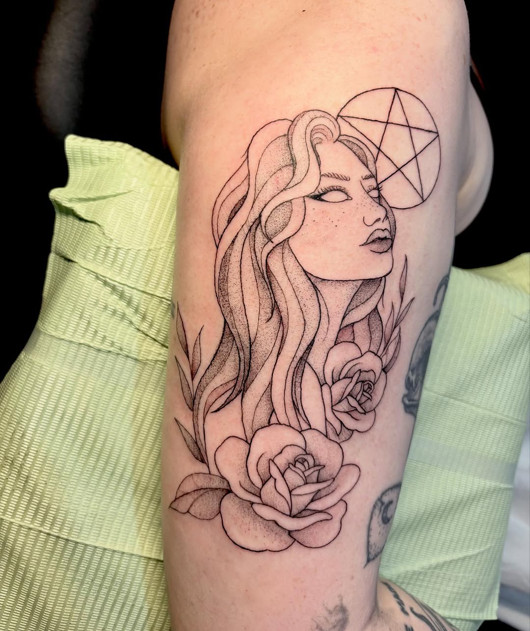 Tattoo by @thetaurustattooer โ illustrative, dotwork