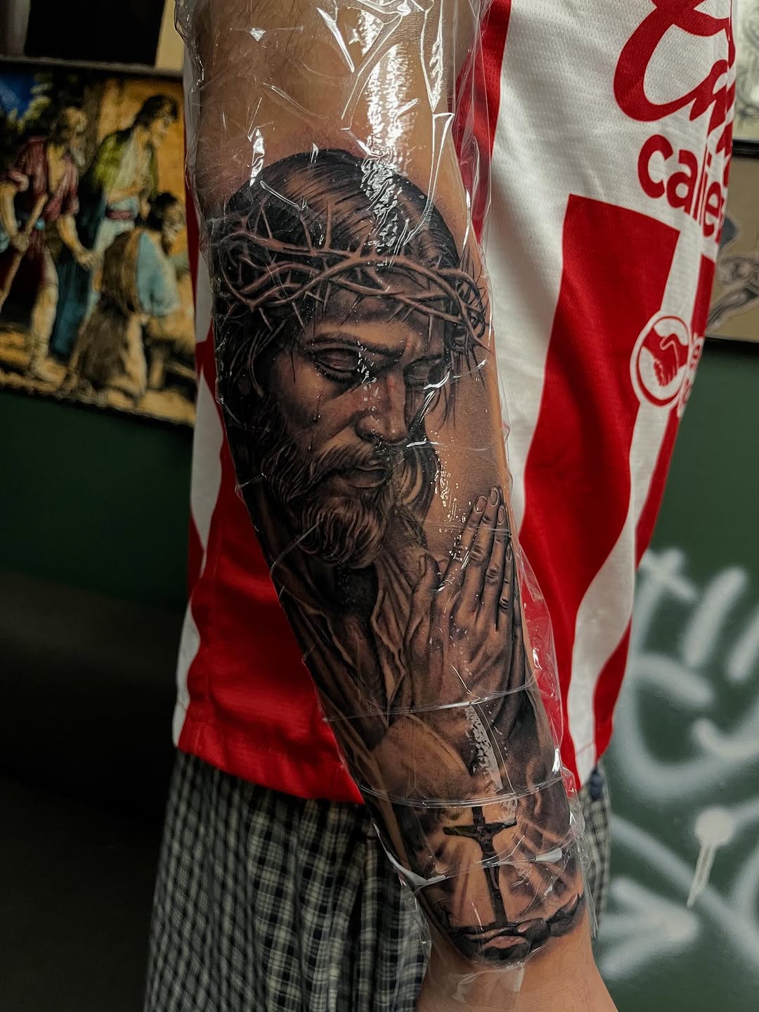 Tattoo by @_pinaink — realism, black_and_grey