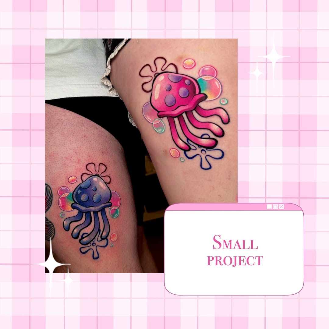 Tattoo by @tamagothchick β new_school