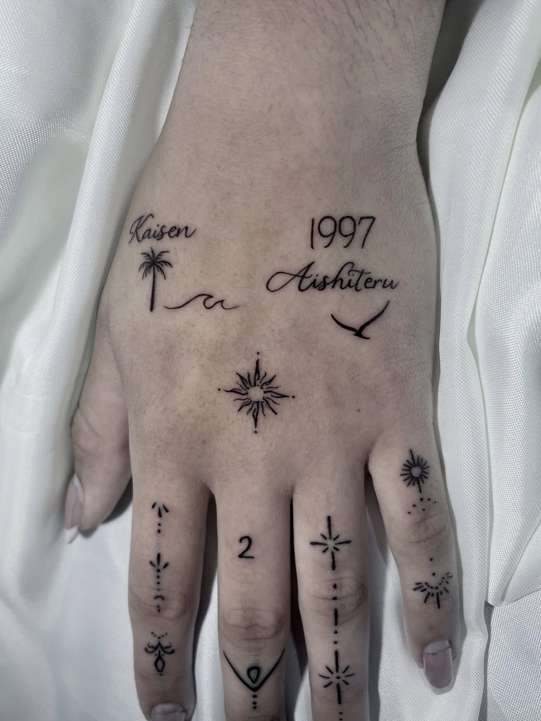 Tattoo by @deza.art — fine_line, lettering_script