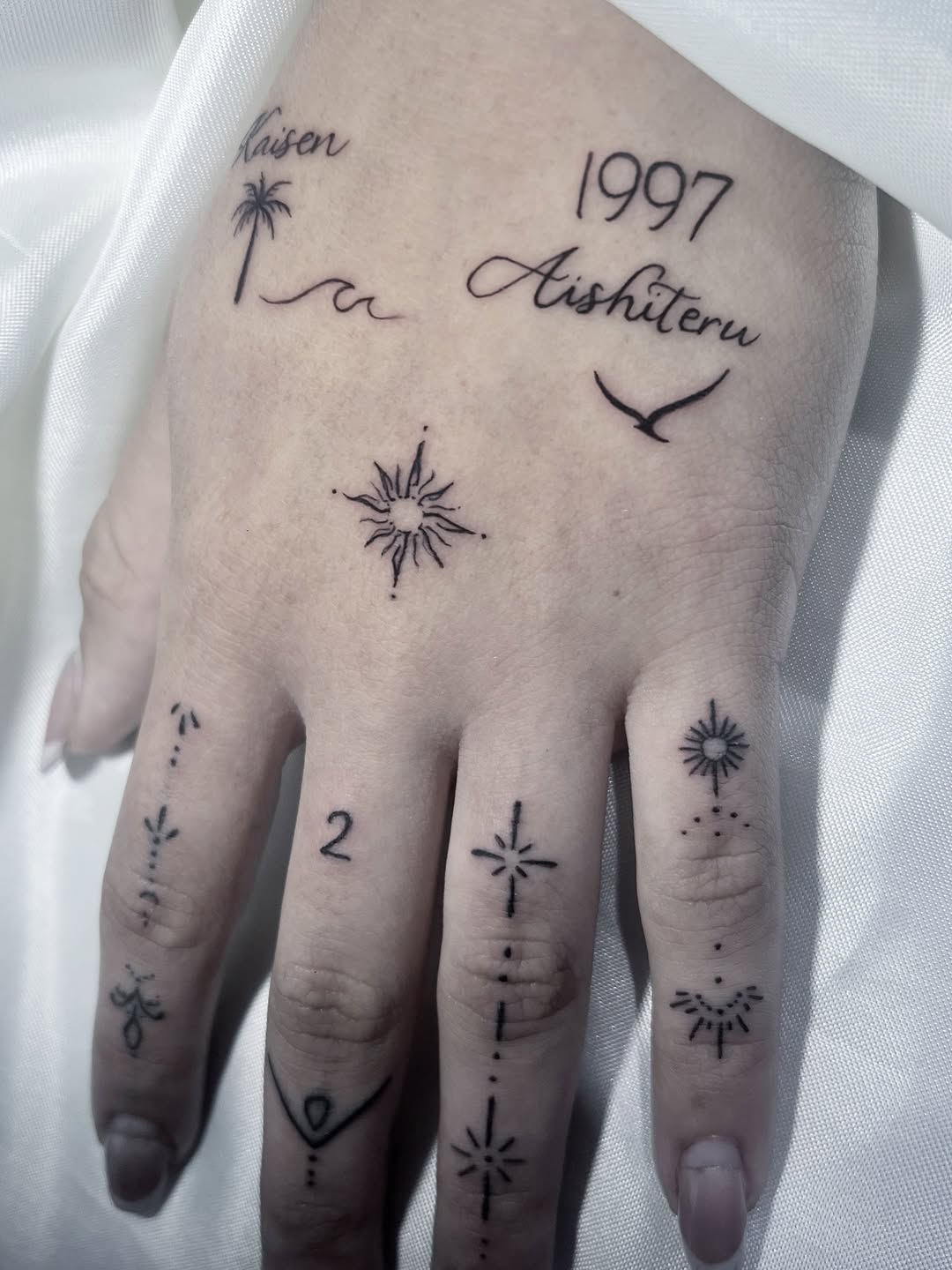 Tattoo by @deza.art — fine_line, lettering_script